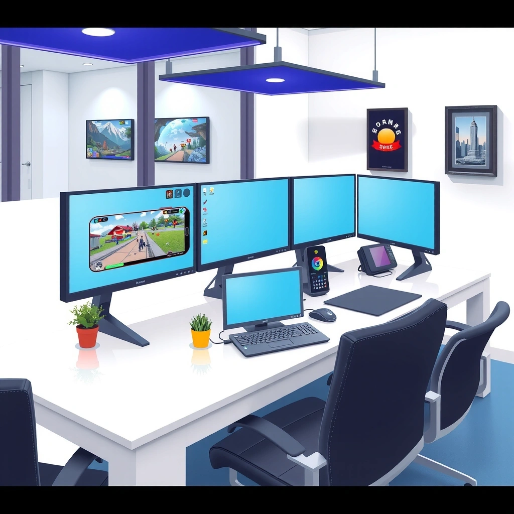 Game development workspace